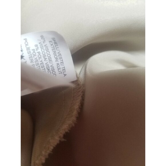 Lucky Brand Womens Open Front Blazer Draped Long Sleeve Jacket Medium White - Picture 8 of 9